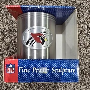 Arizona Cardinals Stainless Steel Can Cooler Set NFL  Koozie Fine pewter collect